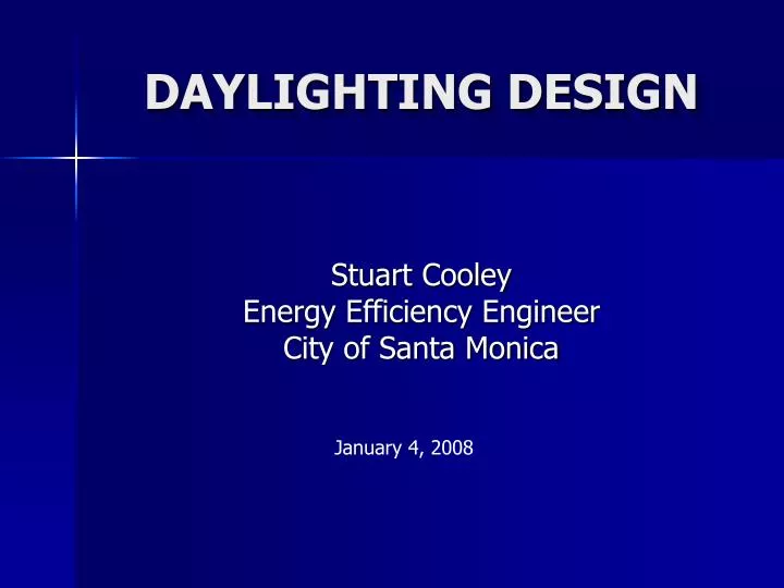 daylighting design