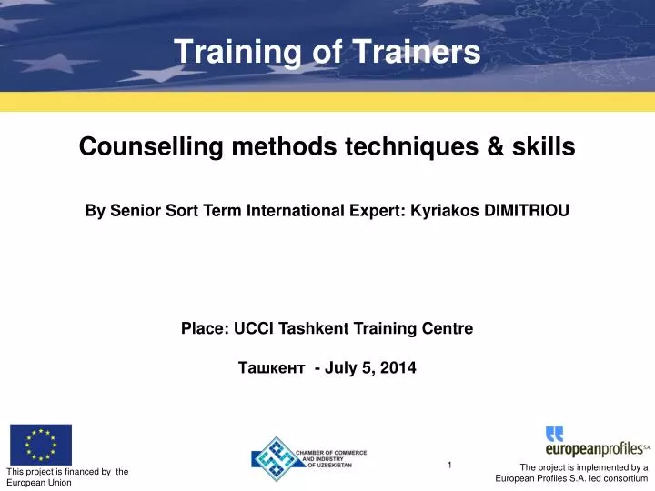 training of trainers