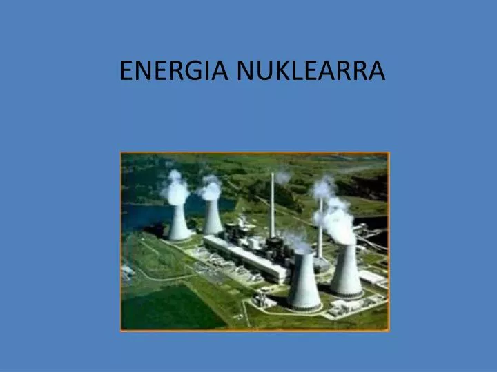 energia nuklearra