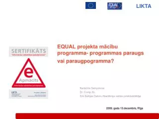 equal projekta m c bu programma programmas paraugs vai paraugpogramma