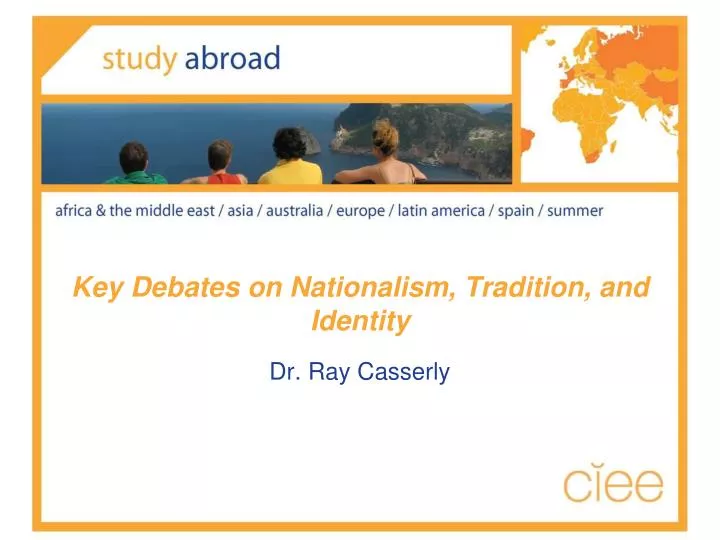 key debates on nationalism tradition and identity