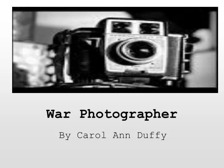 war photographer