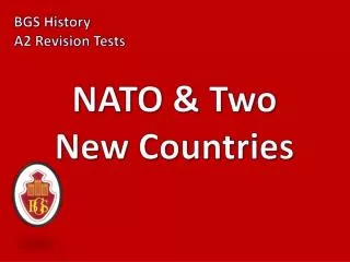 NATO &amp; Two New Countries
