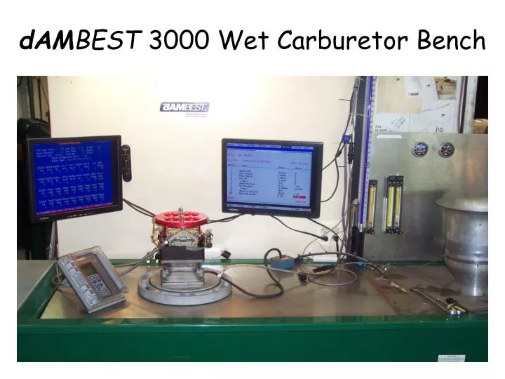 dam best 3000 wet carburetor bench