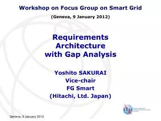 Requirements Architecture with Gap Analysis