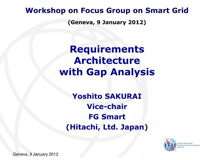 requirements architecture with gap analysis