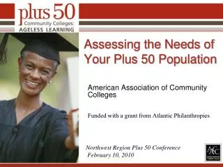 Assessing the Needs of Your Plus 50 Population