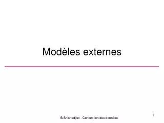 mod les externes