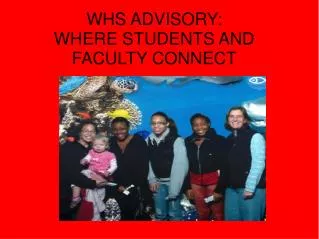 May 13th Faculty Advisory Committee