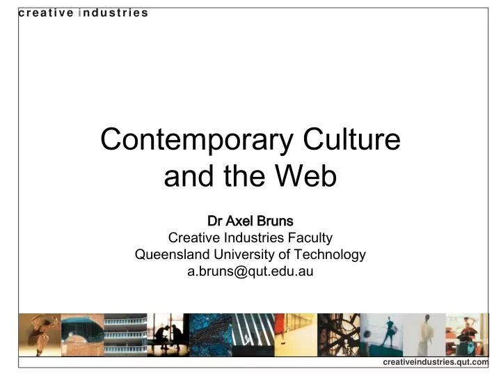 contemporary culture and the web