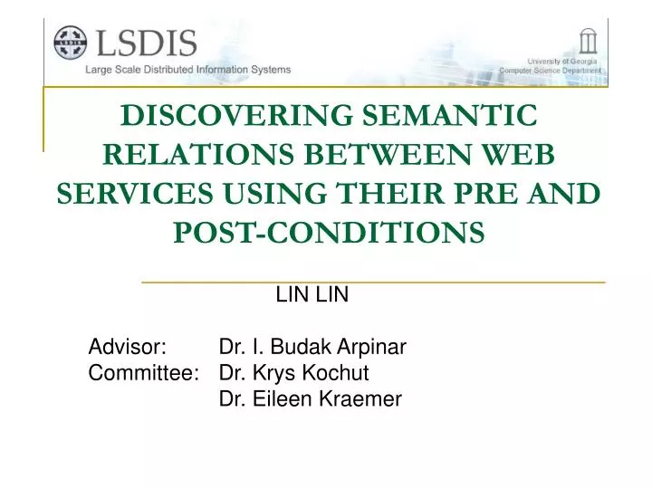discovering semantic relations between web services using their pre and post conditions