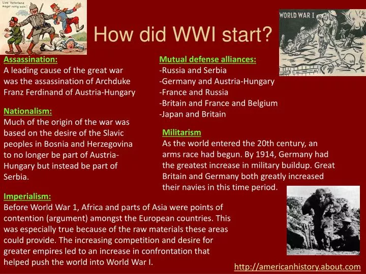 how did wwi start