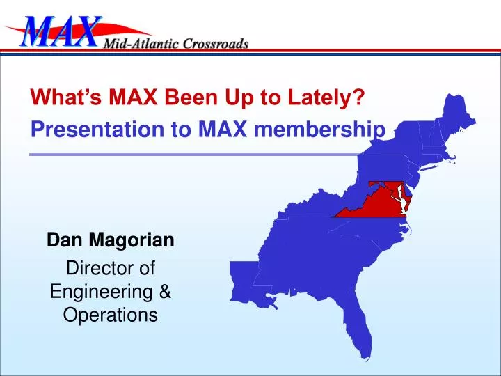 what s max been up to lately presentation to max membership