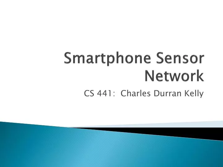 smartphone sensor network