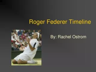 Roger Federer Timeline