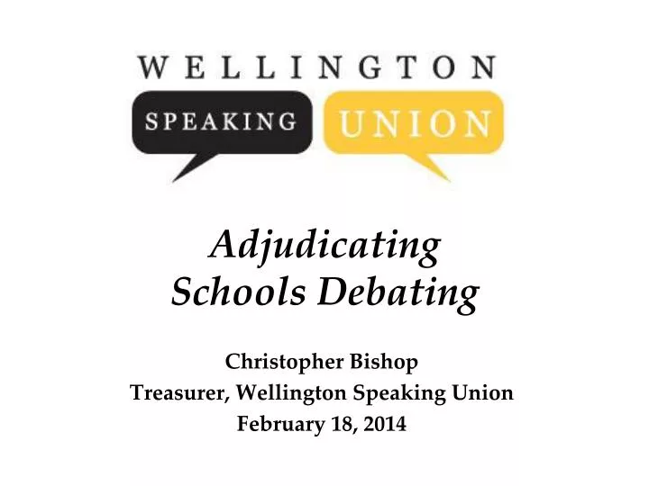 adjudicating schools debating