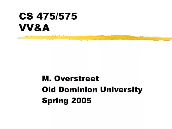 cs 475 575 vv a
