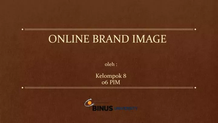 online brand image