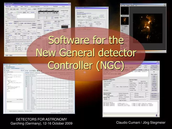 software for the new general detector controller ngc