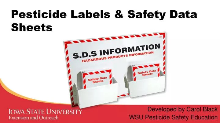 pesticide labels safety data sheets