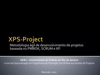 metodologia gil de desenvolvimento de projetos baseada no pmbok scrum e xp
