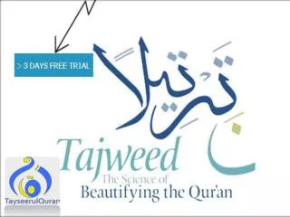 Tajweed the Science of Beautifying the Quran