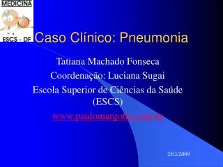 caso cl nico pneumonia