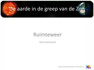 de aarde in de greep van de zon