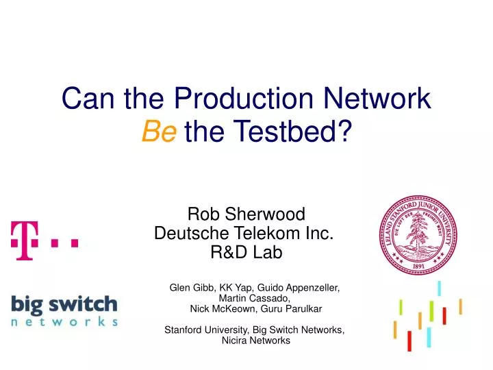 rob sherwood deutsche telekom inc r d lab