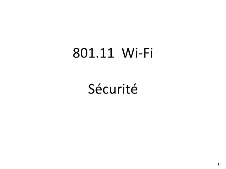 801 11 wi fi s curit