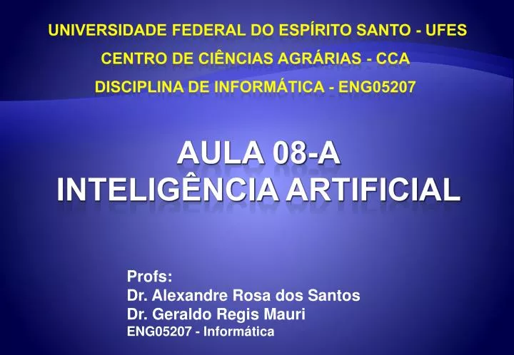 aula 08 a intelig ncia artificial