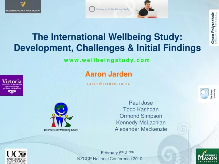 the international wellbeing study development challenges initial findings www wellbeingstudy com