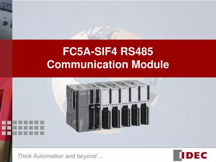 fc5a sif4 rs485 communication module