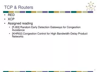TCP &amp; Routers