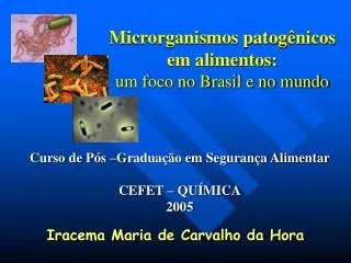 microrganismos patog nicos em alimentos um foco no brasil e no mundo