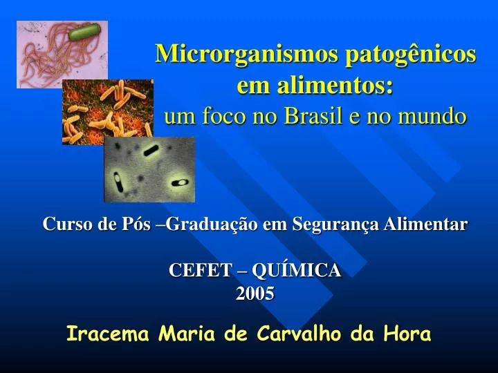 microrganismos patog nicos em alimentos um foco no brasil e no mundo