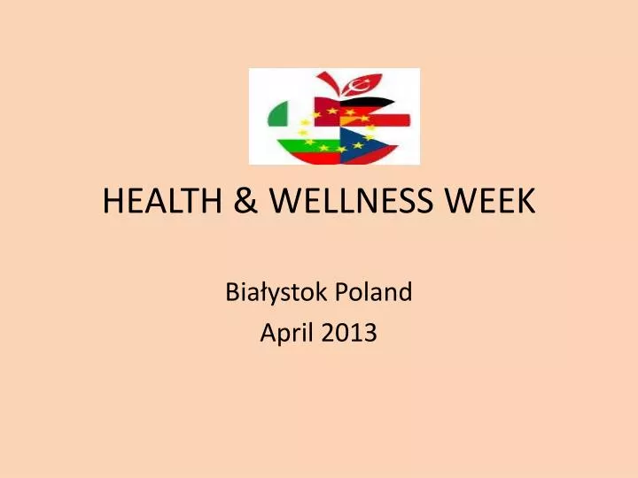 health wellness week