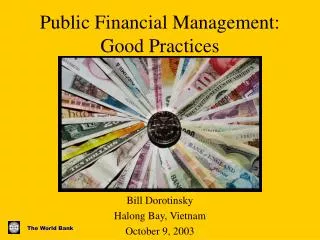 Public Financial Management: Good Practices