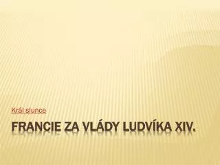kr l slunce