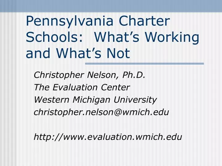 pennsylvania charter schools what s working and what s not
