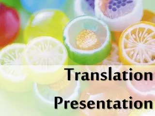 Translation Presentation