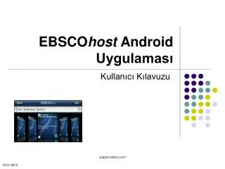 ebsco host android uygulamas