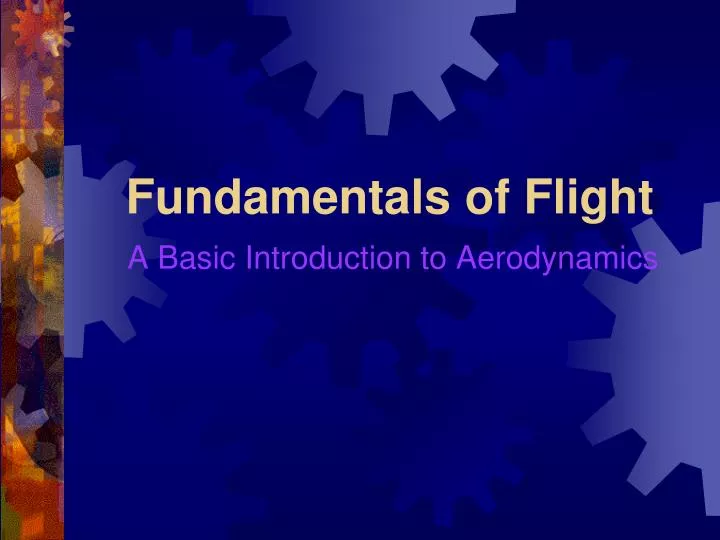 fundamentals of flight