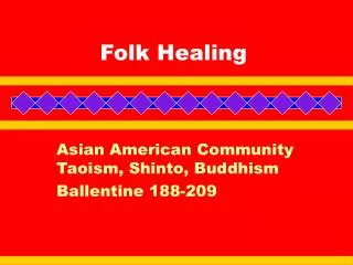 Folk Healing