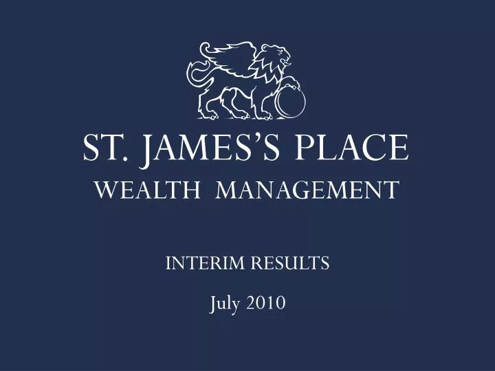 interim results july 2010
