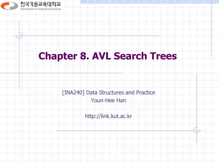 chapter 8 avl search trees