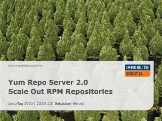 Yum Repo Server 2.0 Scale Out RPM Repositories