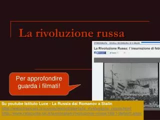 la rivoluzione russa