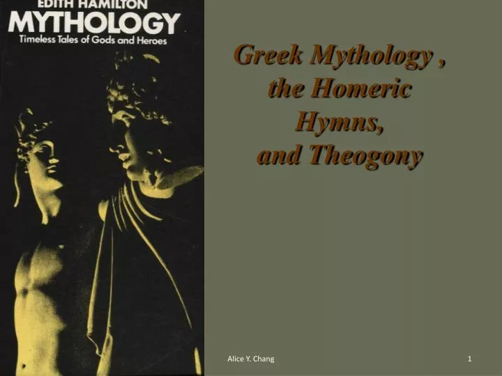 greek mythology the homeric hymns and theogony