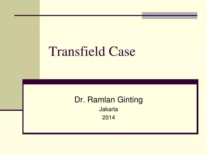 transfield case